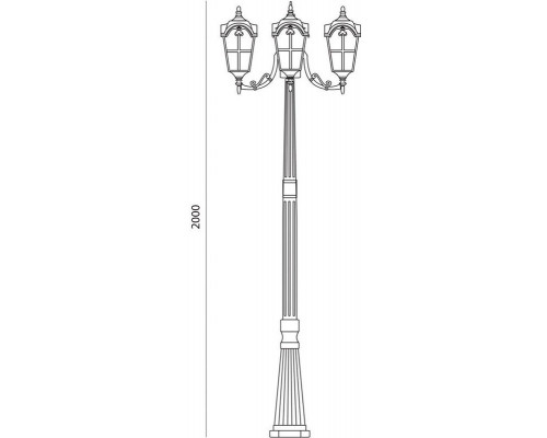 Сделать заказ Садовый светильник Feron 11302| VIVID-LIGHT.RU