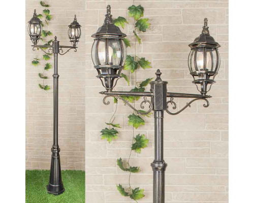 Сделать заказ Садовый светильник Elektrostandard NLG99HL004 черное золото| VIVID-LIGHT.RU