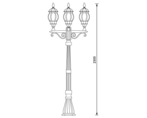 Заказать Садовый светильник Elektrostandard NLG99HL005 черный| VIVID-LIGHT.RU