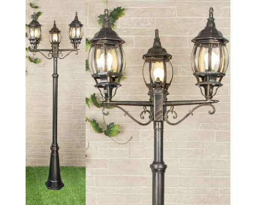 Сделать заказ Садовый светильник Elektrostandard NLG99HL005 черное золото| VIVID-LIGHT.RU