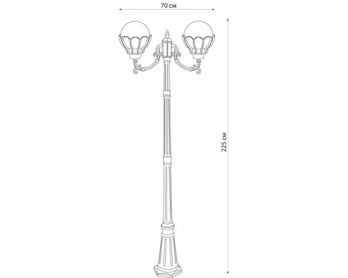 Оформить заказ Садовый светильник Feron 11560| VIVID-LIGHT.RU