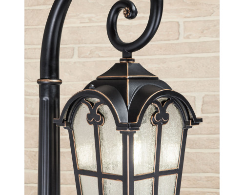 Сделать заказ Садовый светильник Elektrostandard Mira F черное золото (GL 1001F)| VIVID-LIGHT.RU